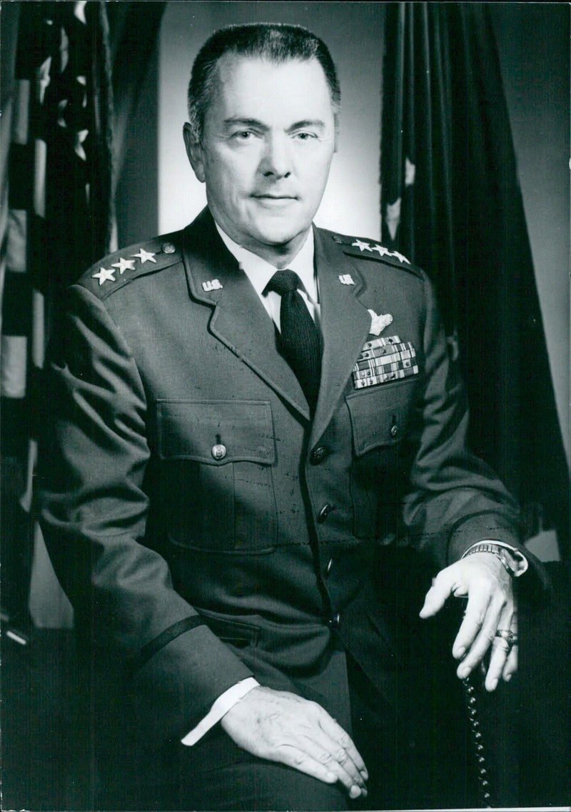 Lt.-Gen. JAMES M. KECK OPS - Vintage Photograph