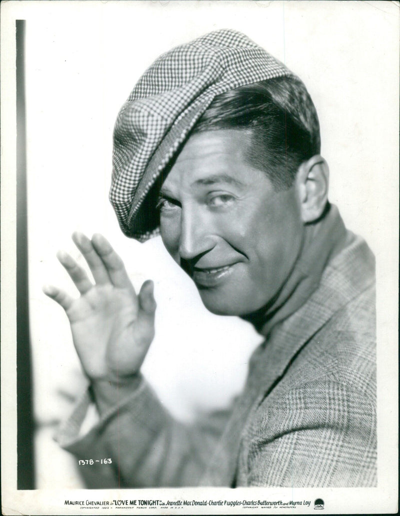 Maurice Chevalier in "Love Me Tonight" - Vintage Photograph