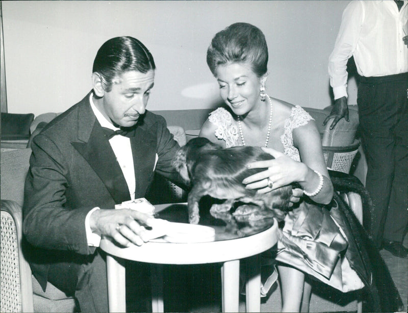 Don Jaime de Mora y Aragon at Venice Film Festival - Vintage Photograph