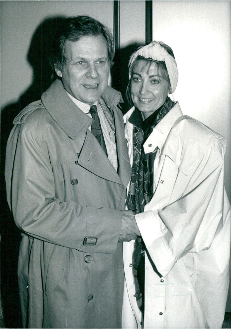 Ken Kercheval & Wife - Vintage Photograph