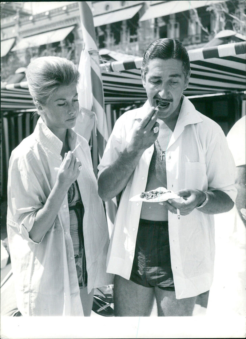 Don Jaime De Mora y Aragon at Venice Film Festival - Vintage Photograph