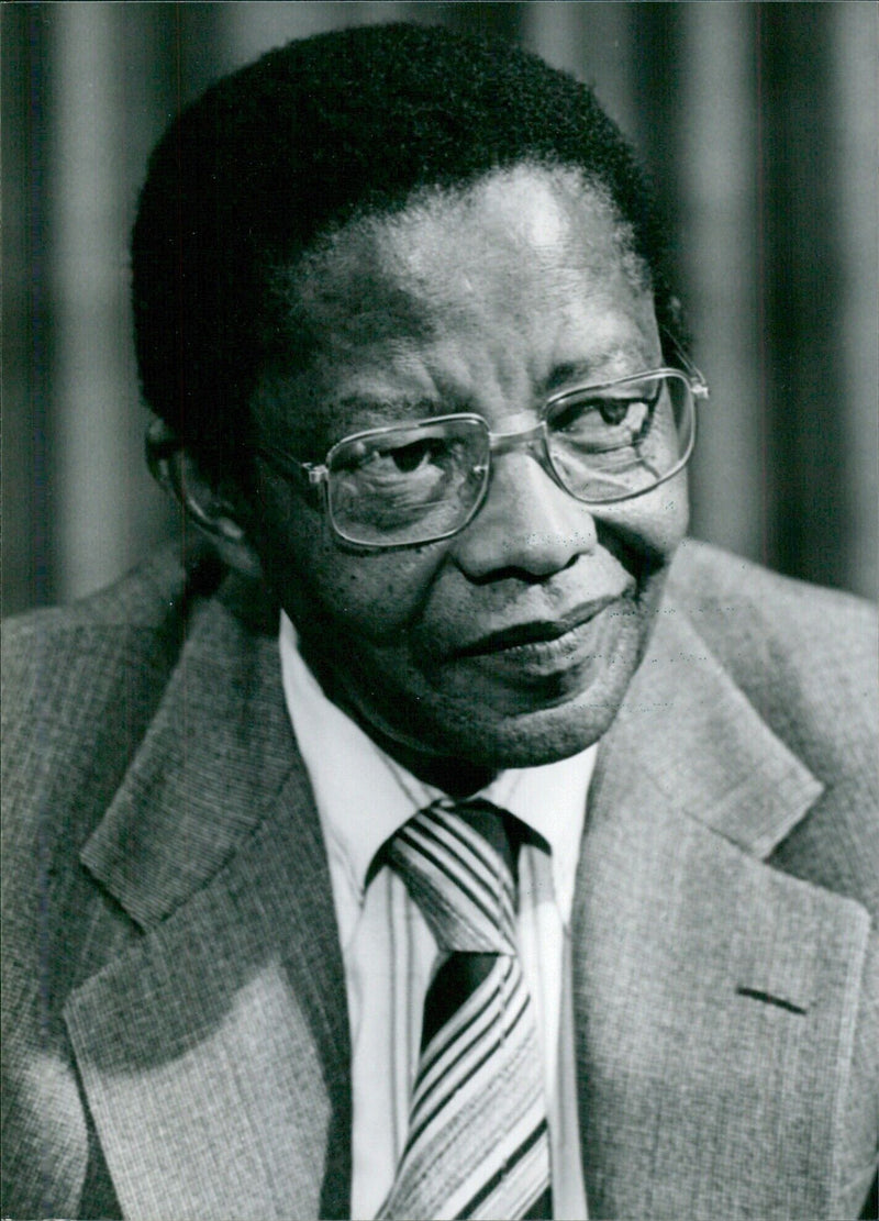 Prof. Dr. W.M. Kgware, Rector of the University of the North at Pietersburg - Vintage Photograph