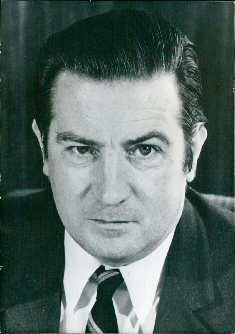 Justin Keating, Ireland's Minister for Industry and Commerce - Vintage Photograph