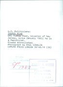 U.S. Politicians: THOMAS KEAN OPS - Vintage Photograph