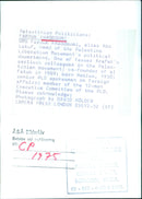 Palestinian Politician Farouk Khaddoumi - Vintage Photograph