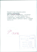 Palestinian Politicians Farouk Khaddoumi and OPS - Vintage Photograph