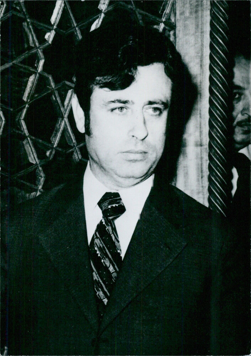 ABDEL HALIM KHADDAM, Syrian Deputy Prime Minister and Minister of Foreign Affairs - Vintage Photograph