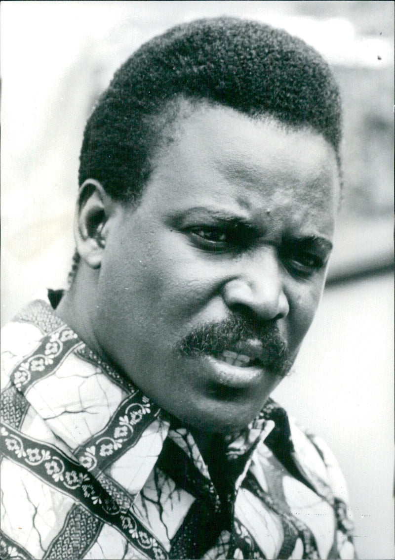 N'GOLA KABANGU, Minister of the Interior of the National front for the Liberation Angola's most powerful freedom movement. - Vintage Photograph