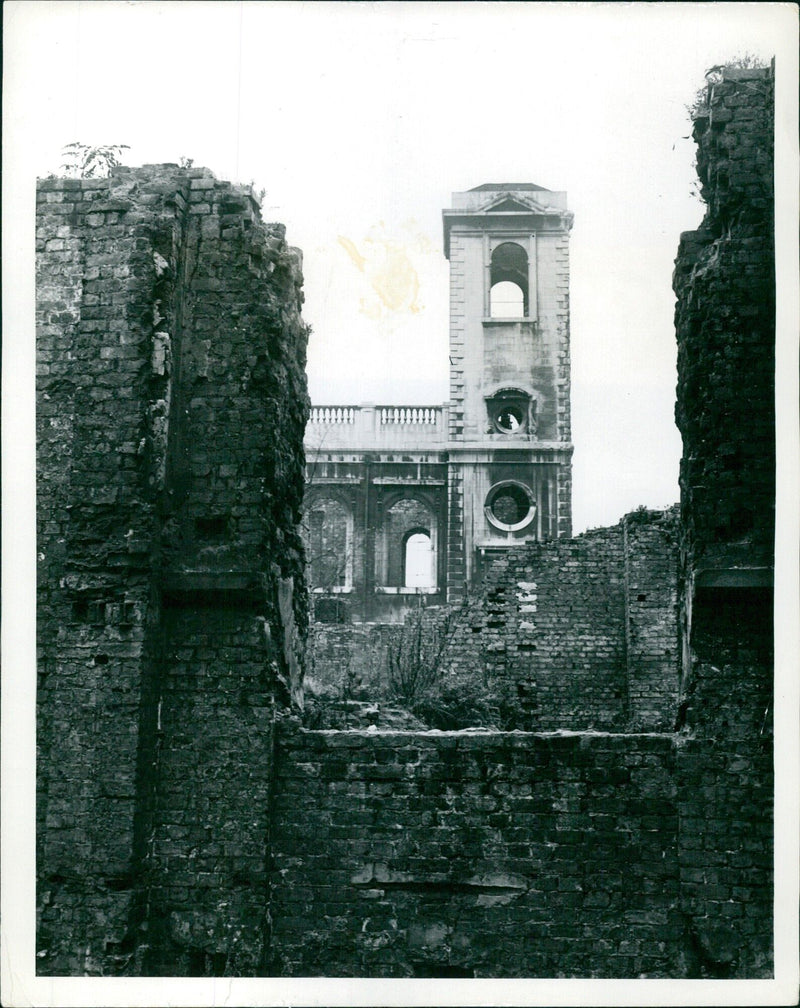 Ruined St Nicholas Cole Abbey near St. Paul's - Vintage Photograph