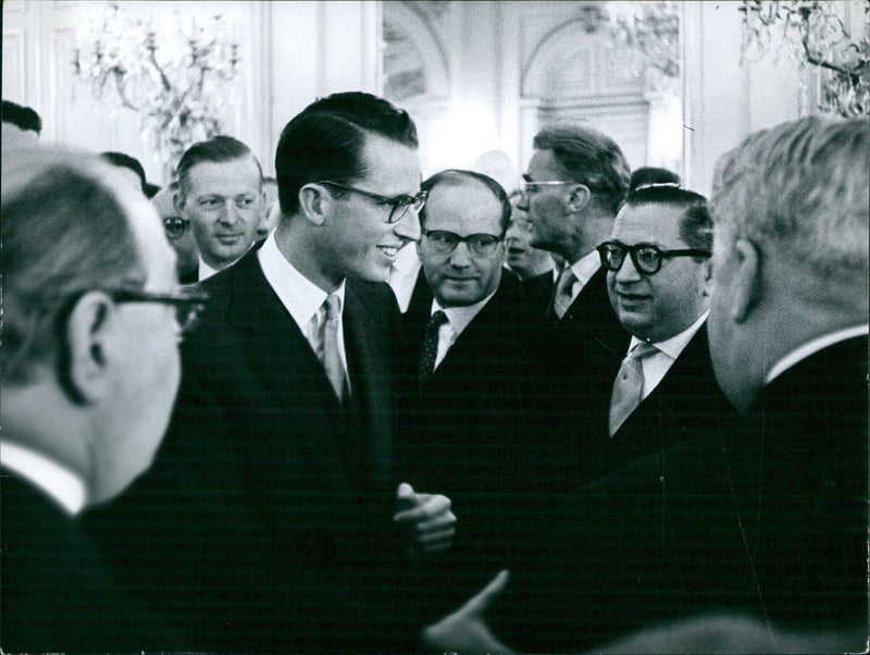 Baudoin at the peace conference - Vintage Photograph