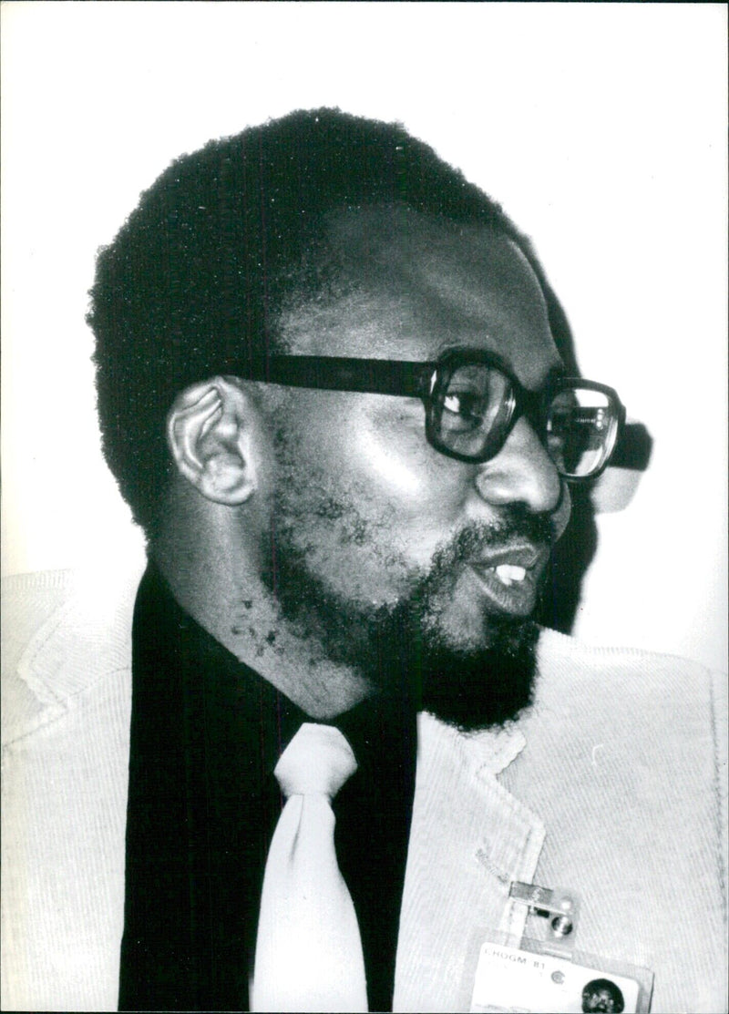 PETER KATJAVIVI, Head of SWAPO Central Committee - Vintage Photograph