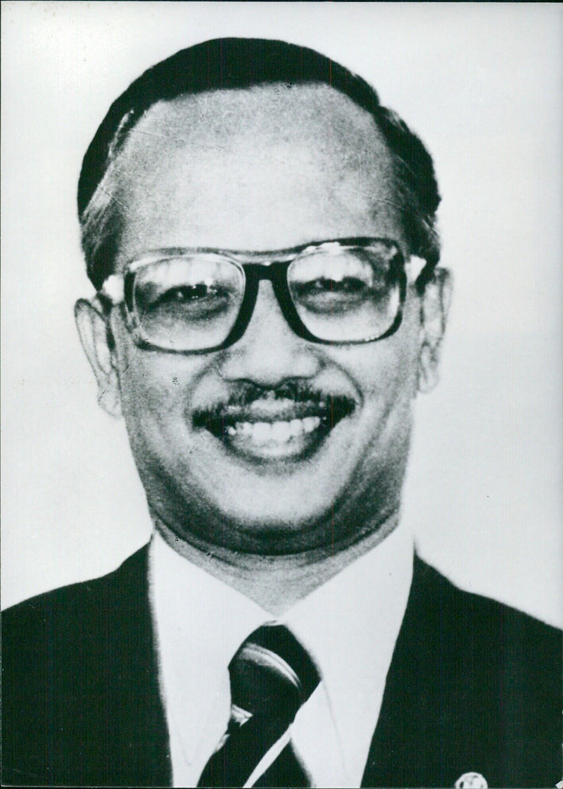 Dr. Mohtar Kasuma-Atmadja, Indonesia's Minister of Foreign Affairs - Vintage Photograph