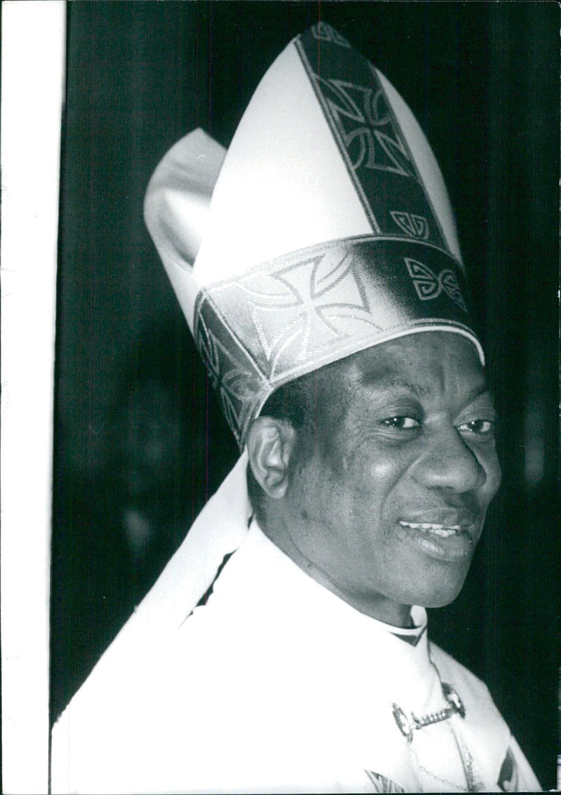 Rt. Rev. JAMES KAULUMA Consecrated Suffragan Bishop of Damaraland in 1978 - Vintage Photograph