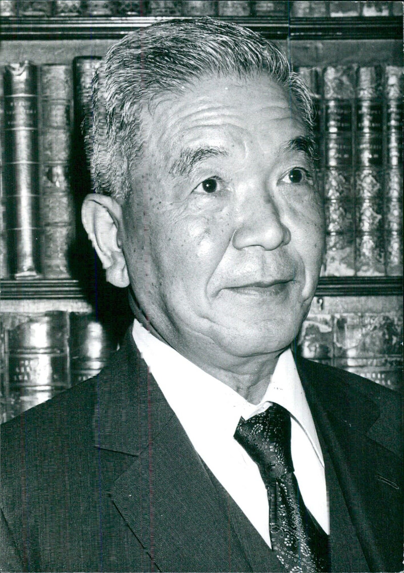 GORO KAYAMA, President of the Mitsui Bank Ltd. - Vintage Photograph