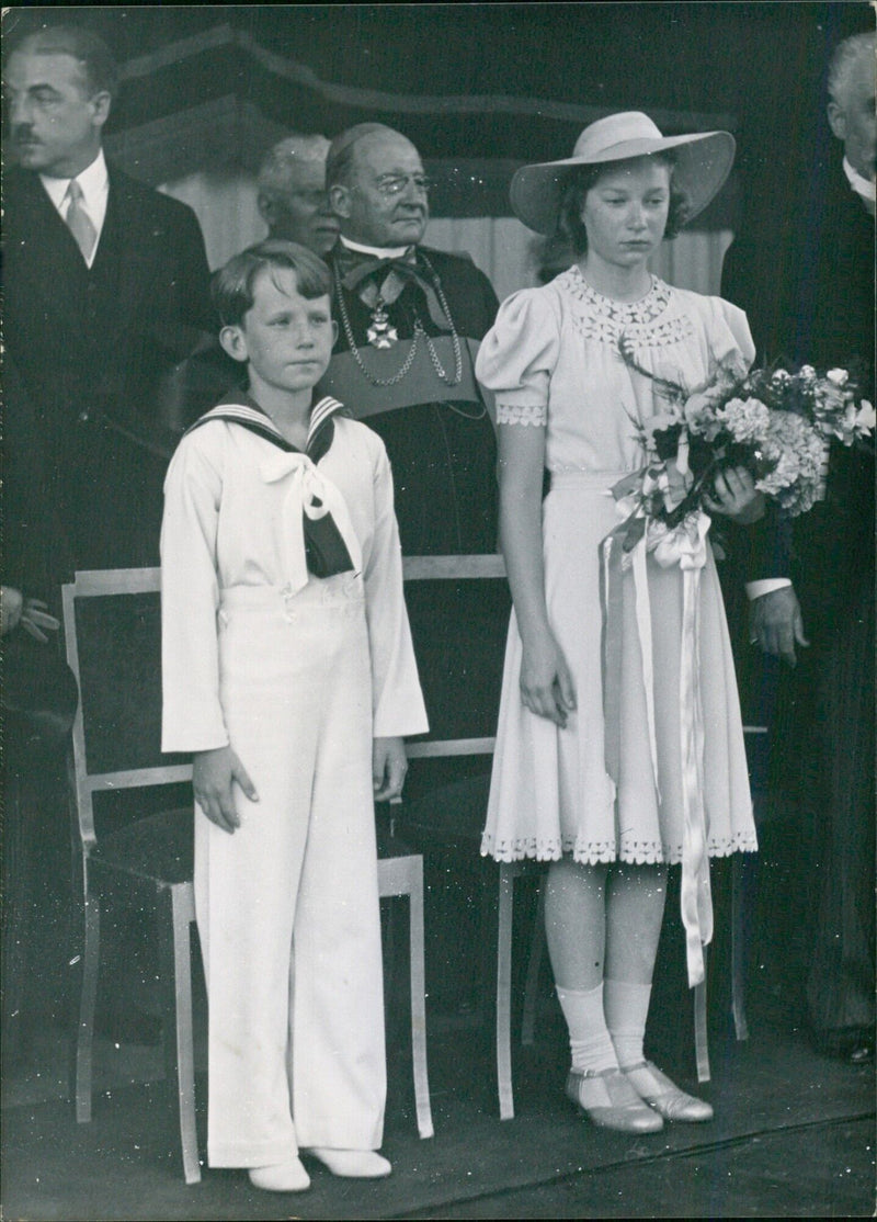 The wedding of King Baudouin - Vintage Photograph