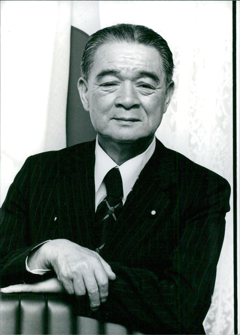 Japanese Politicians: SHIN KANEMARIL OPS - Vintage Photograph