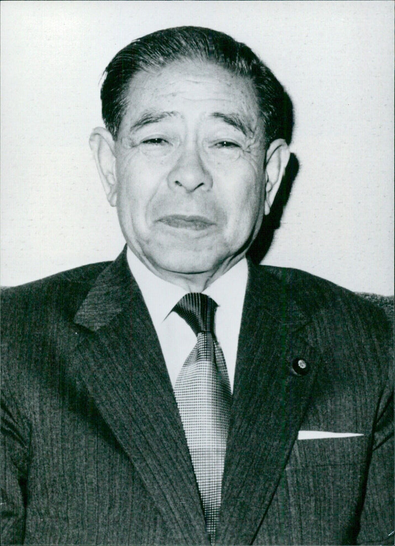 IWAZO KANEKO, Japan's Minister of Agriculture, Fisheries and Food - Vintage Photograph