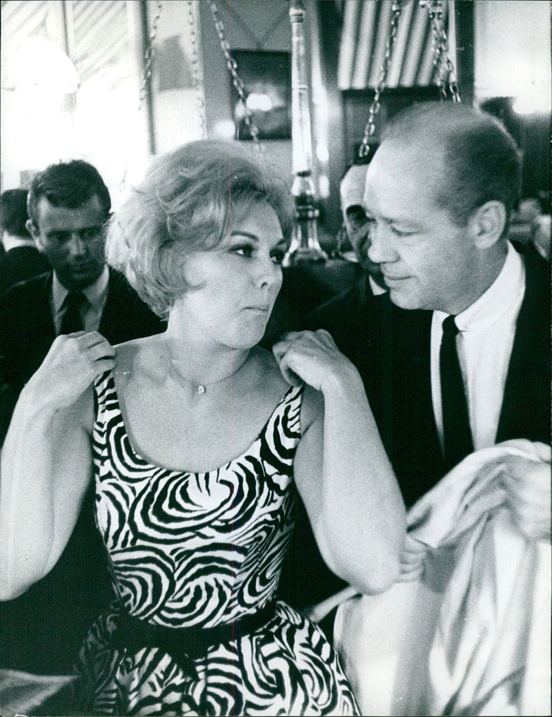 Kim Novak in Stockholm, Sweden - Vintage Photograph