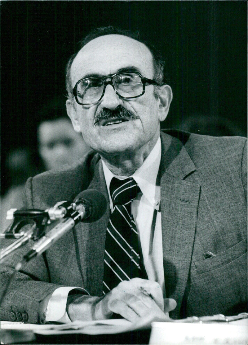 Alfred Kahn, Director of President Carter's anti-inflation programme - Vintage Photograph