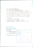 Namibian Leader Dr. Mburumba Karima - Vintage Photograph