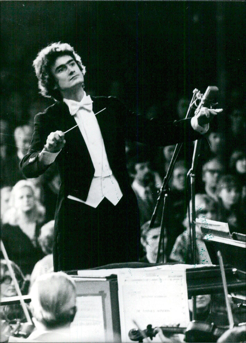 Polish conductor Jacek Kasprzyk - Vintage Photograph