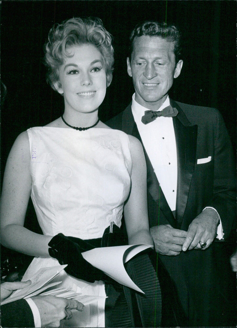 Hollywood actress Kim Novak with her friend, theatre owner Mac Kin - Vintage Photograph