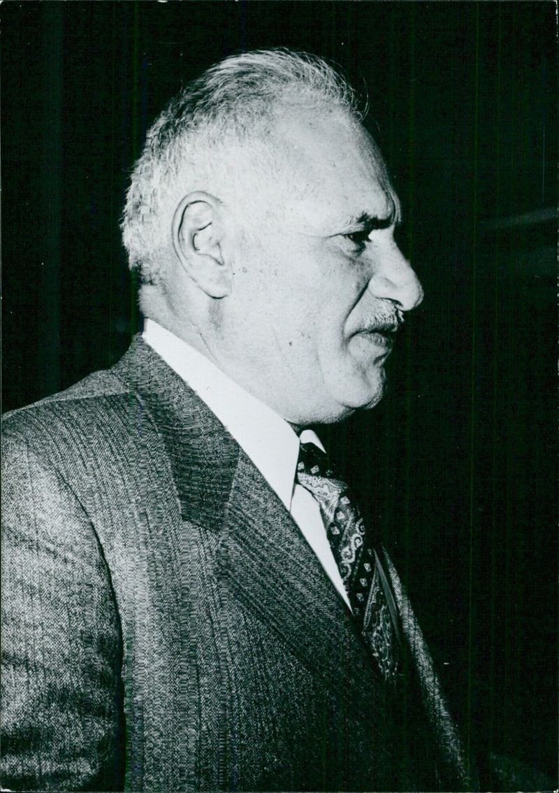 SALIM KASIM, Member of the Politburo of the Israeli Communist Party - Vintage Photograph