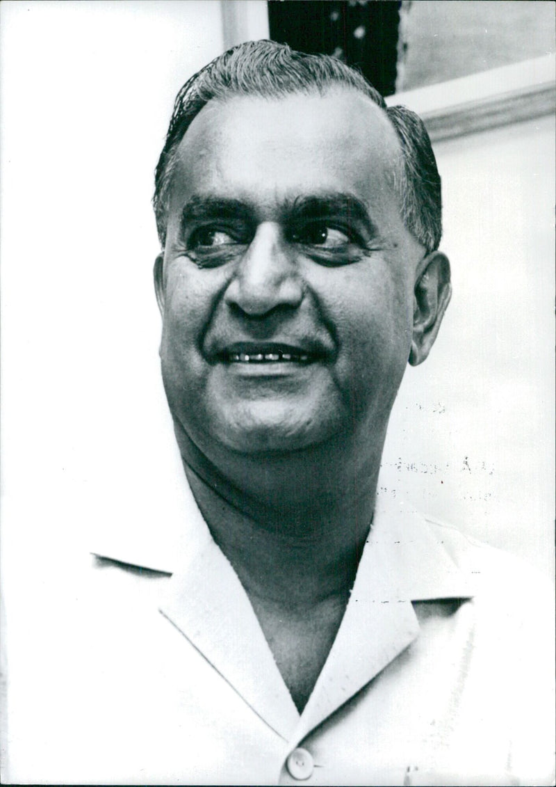 Mohammed Kasim, Guyana's Minister of Trade - Vintage Photograph