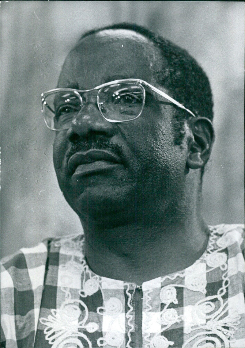 Rev. Henry Kachidza, Treasurer of the African National Council (ANC) of Zimbabwe. - Vintage Photograph