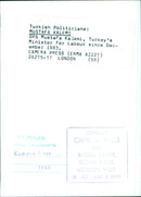 Turkish Politicians: MUSTAFA KALEMI - Vintage Photograph