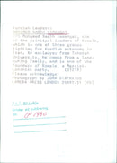 Kurdish Leader Mohamed Sadih Kamangar, Founder of Komala Party - Vintage Photograph