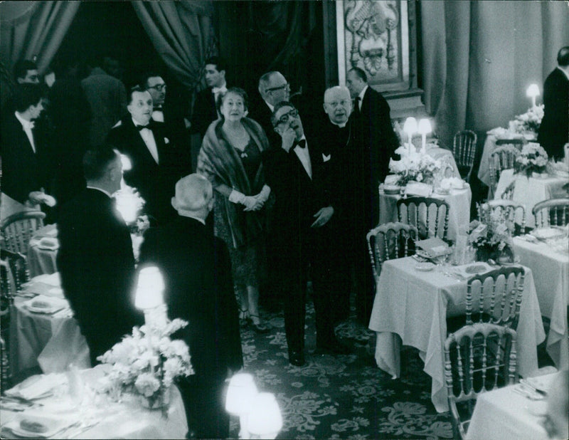 Ball at the Opera in Monte Carlo - Vintage Photograph