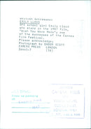 British Actresses: EMILY LLOYD OPS school girl Emily Lloyd who stars in the 1987 film, "Wish You Were Here" - Vintage Photograph