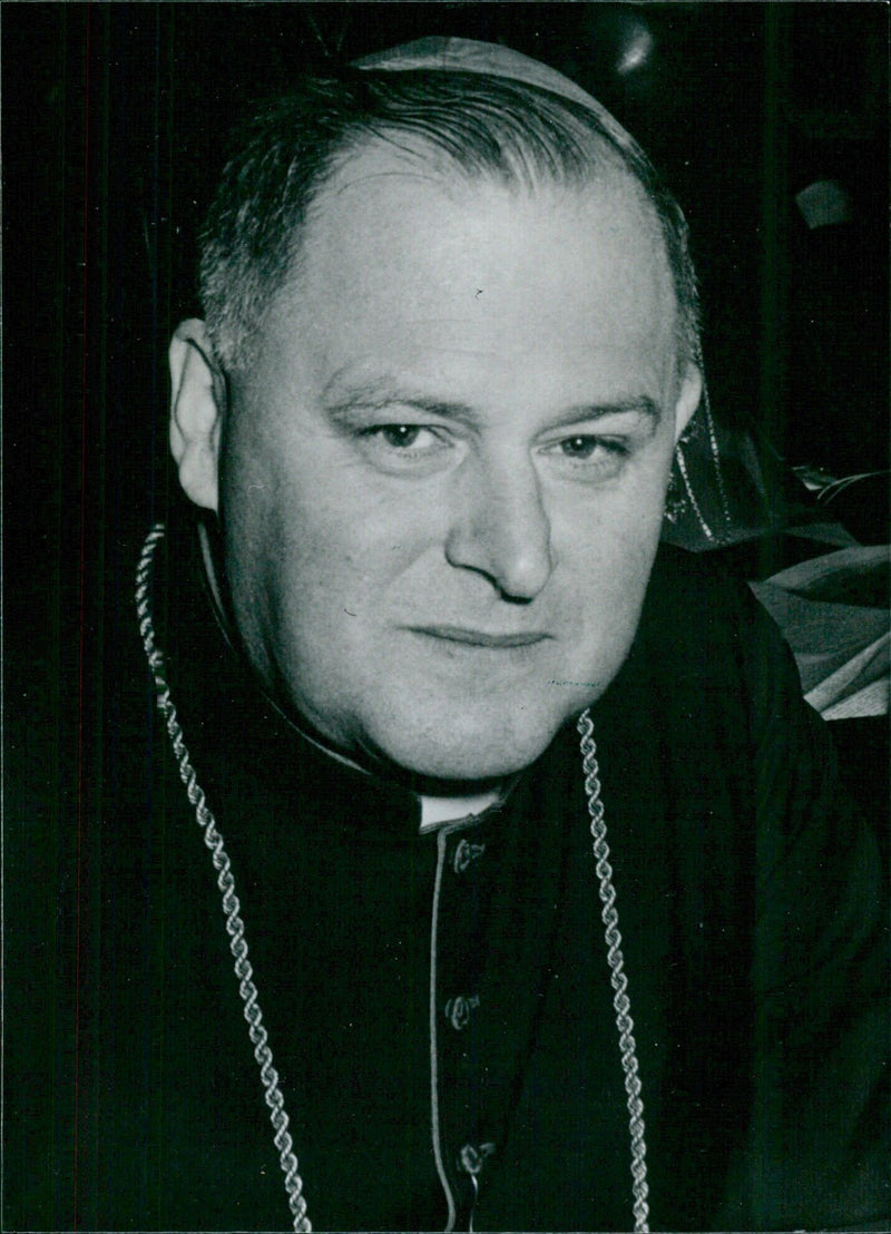 Cardinal Aloisio Lorscheider, potential successor to Pope Paul VI - Vintage Photograph