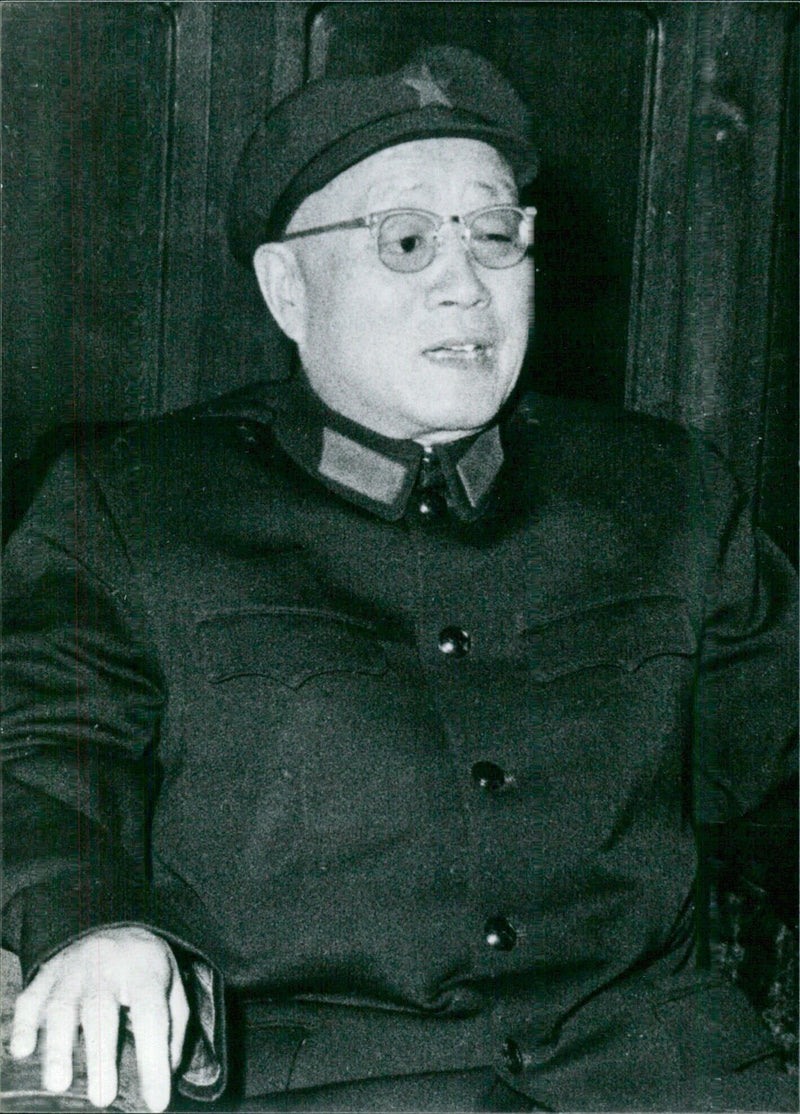 Chinese Politician Liu Bocheng - Vintage Photograph