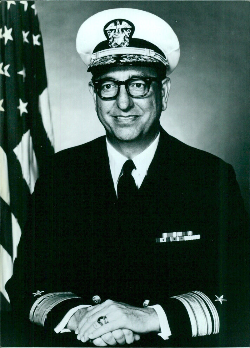 Rear Admiral James W. Lisenby of the U.S. Navy - Vintage Photograph