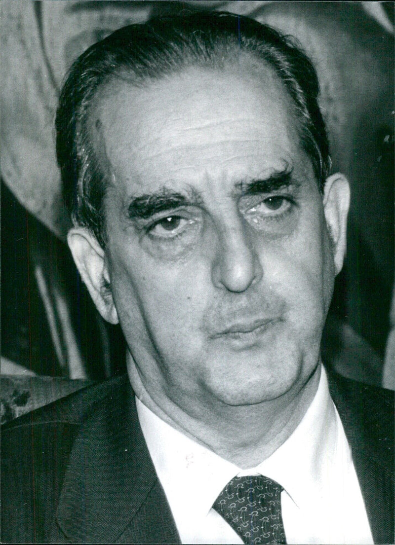 Fernando Moran Lopez, Spain's Minister of Foreign Affairs - Vintage Photograph