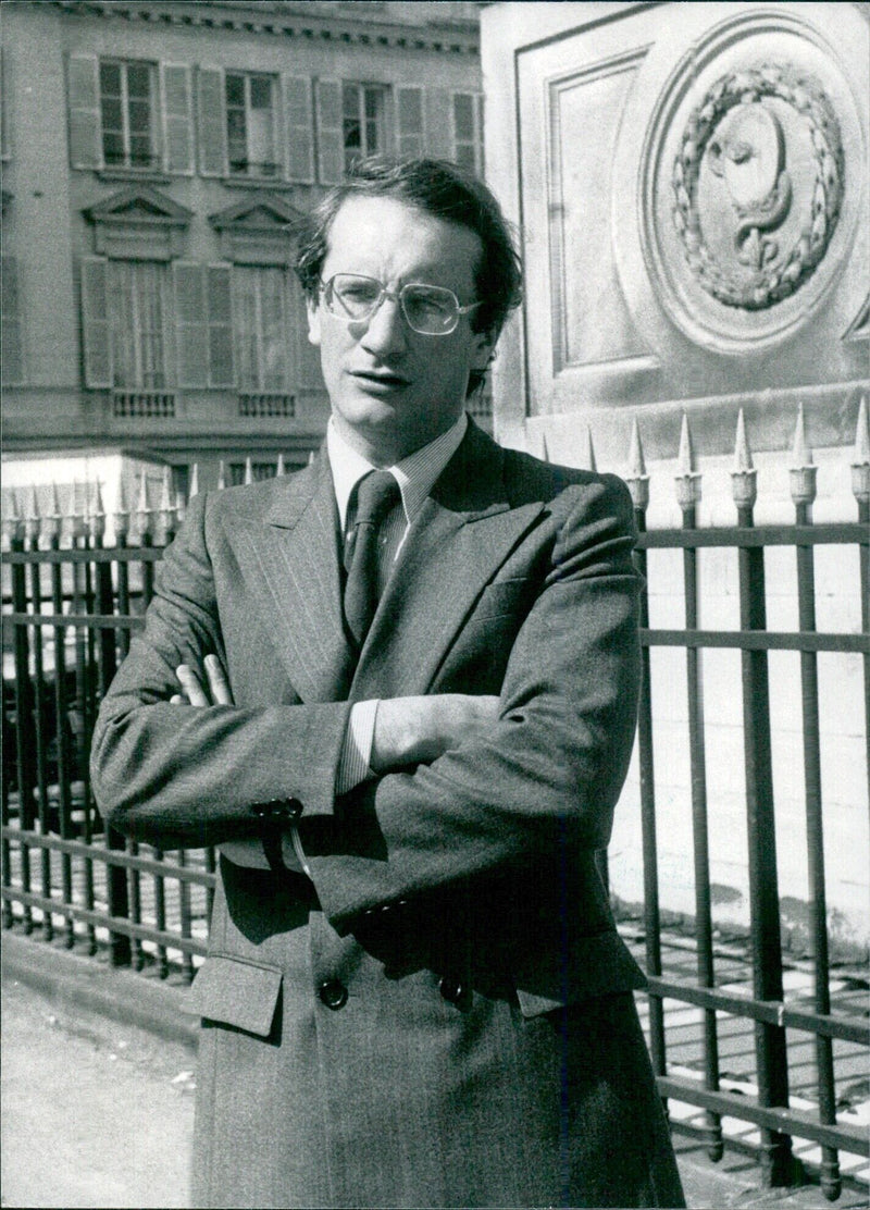 Gerard Longuet, Treasurer of the French Republican Party - Vintage Photograph