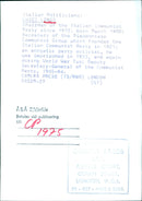 Luigi Longo, Chairman of the Italian Communist Party - Vintage Photograph