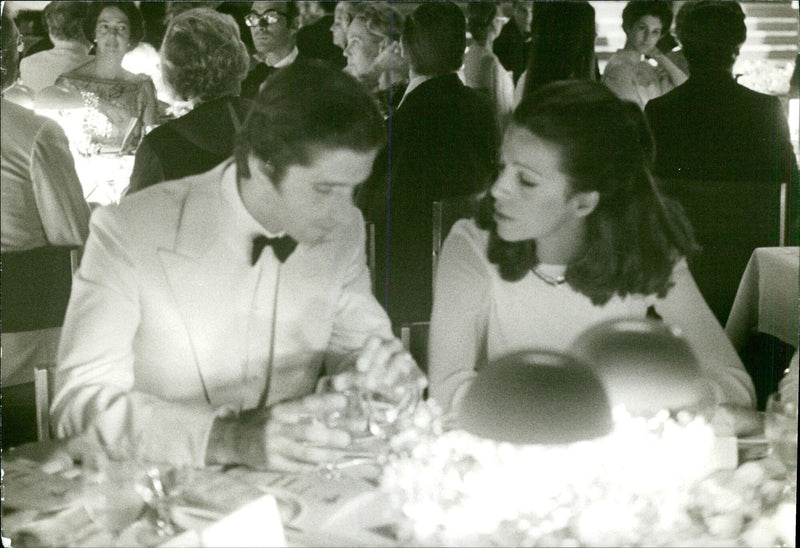 Christina Onassis at a Gala with Philippe Niarchos - Vintage Photograph