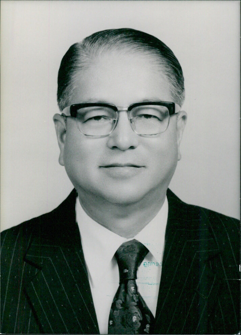 LIN YANG-KANG, Taiwan's Minister of the Interior - Vintage Photograph