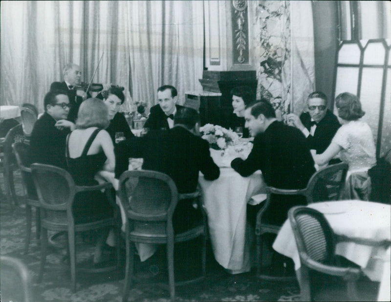 Onassis P. Onassis at his own private apartments at the Hotel de Russ, Monaco - Vintage Photograph