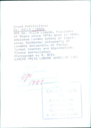 Dr. Hilla Limann, President of Ghana - Vintage Photograph