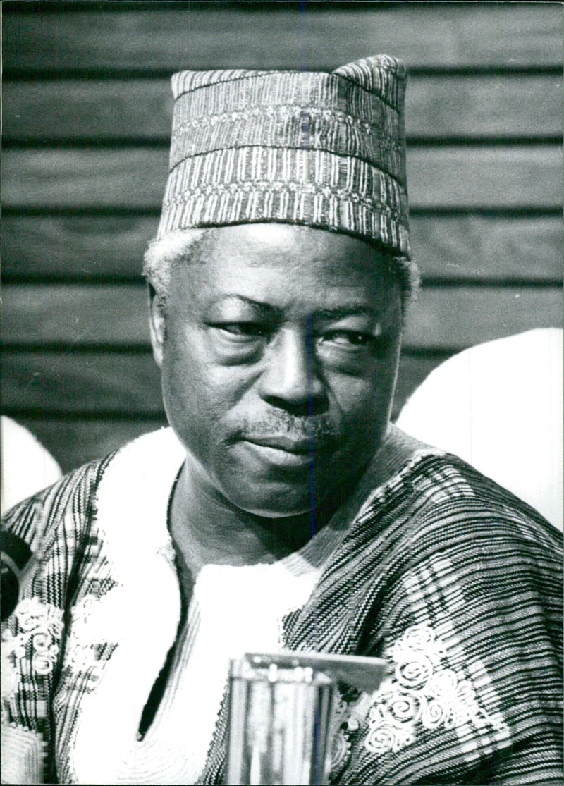 Dr. Hilla Limann, President of Ghana - Vintage Photograph