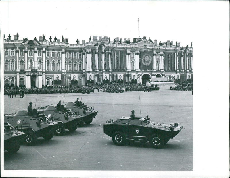 Celebration of the 50th anniversary of the Great October Socialist Revolution - Vintage Photograph