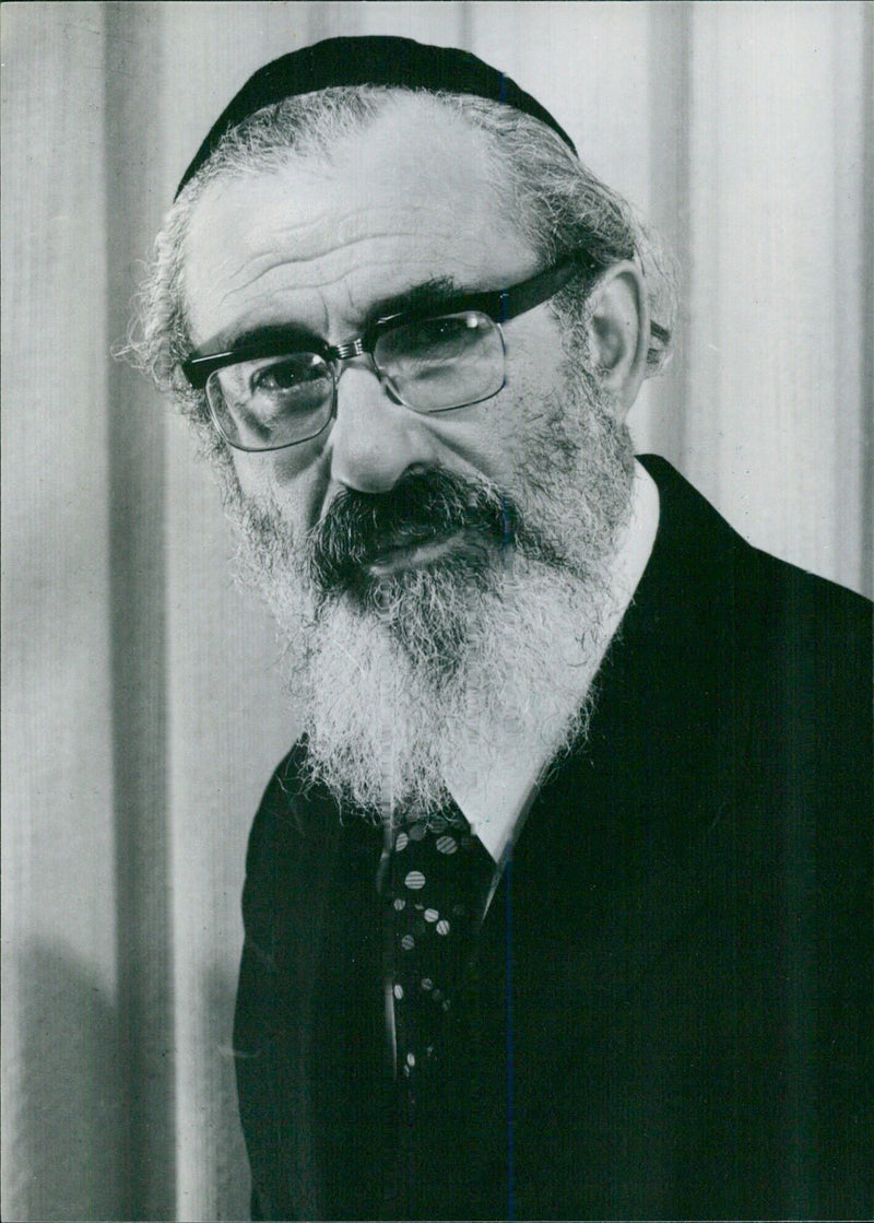 Israeli Politician Shlomo Lorentz - Vintage Photograph