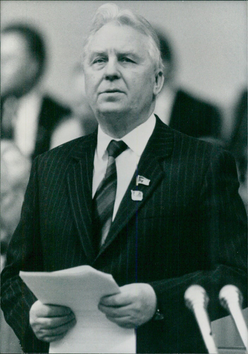 Soviet Politician Egor Ligachov - Vintage Photograph