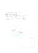 LIN CHIN-SHENG, Taiwan's Minister of Communications - Vintage Photograph