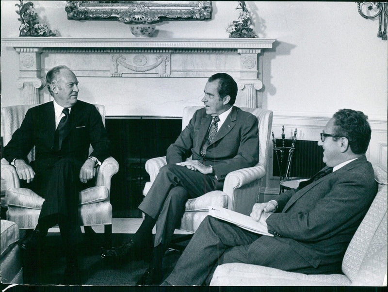 Nixon's Foreign Policy Team - Vintage Photograph