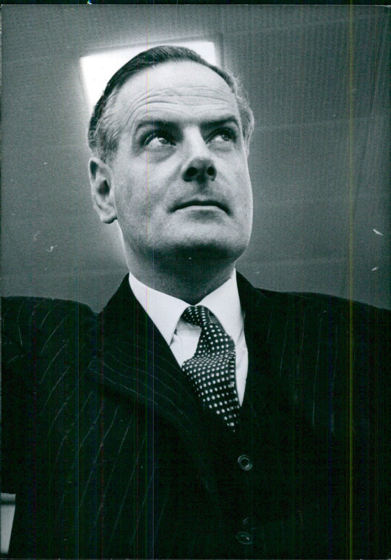 British scientist Dr. Dugald Gardner at the opening of the Mathilda and Terence Kennedy Institute of Rheumatology in London - Vintage Photograph